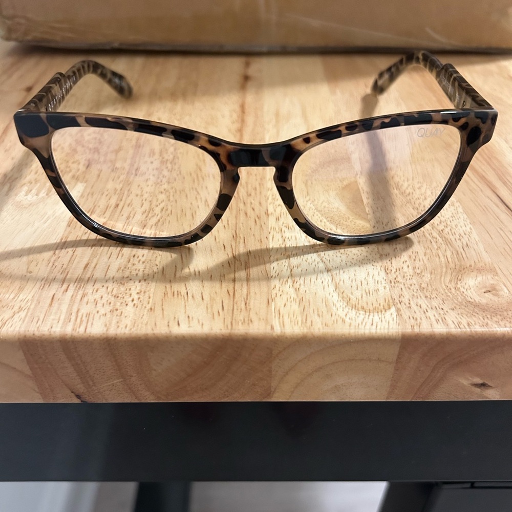 Quay Australia Tortoise Shell Blue Light Glasses